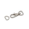 Dritz 12ct Swivel Hooks & D-Rings Nickel - 2 of 4