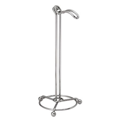 iDESIGN Classico Swivel Paper Towel Holder for Kitchen Countertop Chrome: Metal, Hand Wash, 13" Height, Silver