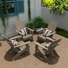 WestinTrends Tuscany HIPS¬¨‚Ä†Outdoor¬¨‚Ä†Patio¬¨‚Ä†Folding¬¨‚Ä†Adirondack¬¨‚Ä†Chair (Set of 4) - 2 of 4