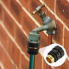 Infurnic Hose Nozzles and Wands 3/4 Inch Garden Hose Fitting Quick Connector Male and Female Set, Aluminum Quick Connect Hose Fittings 4 Sets - 3 of 4