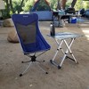 Lightspeed Outdoors Tall Swivel Camp Chair, Blue - 2 of 4
