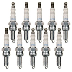 NGK 10 Pack of Genuine OEM Replacement Spark Plugs - CPR8E-10PK - 1 of 3