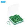 Unique Bargains Drop-Shaped Metal Prevent Tearing Pages Home Office Paper Clip 150 Pcs - 3 of 4