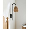 Livabliss Bezas 7"L x 5"W x 20"H Rustic Black Wall Lights - 2 of 4