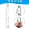 Unique Bargains Stainless Steel Outdoor Furniture Accessories Fitness Hammock Swing Chair Hanging Chain - 2 of 4