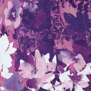 berry pink lace floral