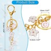 Unique Bargains  Metal Small Beautiful Personalized Flower Keychain for Handbag Purse - 2 of 4