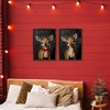 Stupell Industries Baby Reindeer Characters 2pc Floating Frame Art Set - 2 of 4
