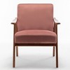 NicBex Accent Chair Modern Living Room Chair with Solid Wood Frame Lounge Chair for Bedroom, Reading Room - 2 of 4