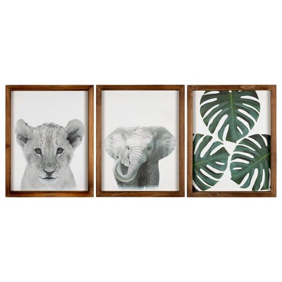 Modern Safari Wall Art Set - Stratton Home Décor