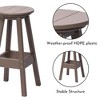 Aoodor Bar Stools Set of 2, Backless Bar Chairs with Footrest, 29.5" Tall, for Living Room, Dining Room, Kitchen - 3 of 4