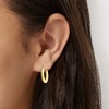 Ross-Simons Italian 10kt Yellow Gold Small Diamond-Cut Hoop Earrings - 2 of 3