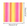 INSPIRE CHIC Women's Chiffon Colorful Gradient Square Soft Sheer Neck Scarves 1Pc - 3 of 4