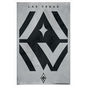 Trends International WNBA Las Vegas Aces - Logo 25 Framed Wall Poster Prints - 1 of 4