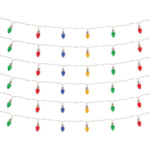 LED Lighted Strand with Classic Bulb Design (Set of 6 Strands) - 1 of 3