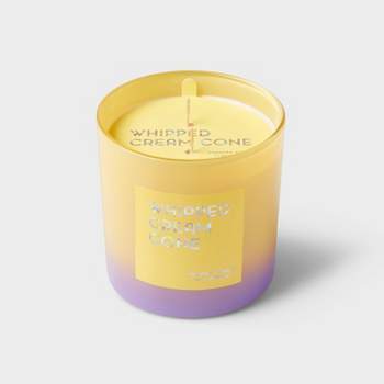 14oz Ombre Oval Candle Whipped Cream Cone Pale Yellow - Opalhouse™