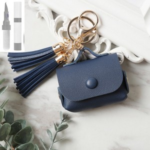 HTUTWOO Apple AirPods Pro Case Cover Genuine Leather Case with a Couple of Drooping Tassels for Apple Airpods Pro/Pro2 - 1 of 4