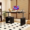 FUFU&GAGA Adjustable Height Desk Ergonomic Stand-up Desk - 2 of 4