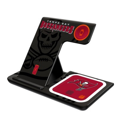 Keyscaper Tampa Bay Buccaneers Monocolor Tilt 15-Watt 3 in 1 Charging Station