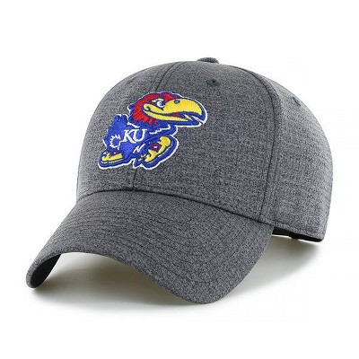 NCAA Kansas Jayhawks Men's Gray Structured Mesh Hat