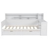 TIRAMISUBEST Twin/Full Size Daybed with Storage Shelves, Multi-functional Platform Bed with Drawers and Desk - 4 of 4