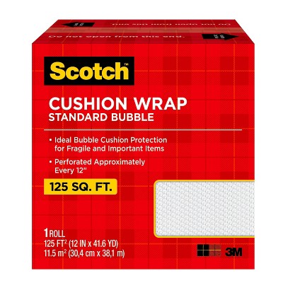 Scotch 125 sq ft Cushion Bubble Wrap Perforated