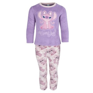 Textiel Trade Girl's Disney Lilo Stitch Fleece Pajama Set - 1 of 4