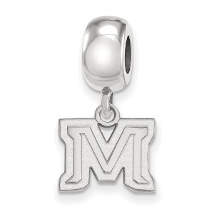Black Bow Jewelry Sterling Silver Montana State Bobcats NCAA Bead Charm - 1 of 4