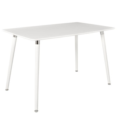 Lode Rectangle Wood Dining Table White - Modway
