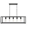 Elegant Lighting Resolute 5 light black Pendant - 3 of 4