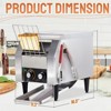 Winado 11.2 in. 1300W 110V Commercial Conveyor Toaster With 150 Slices/Hour - 2 of 4