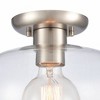 Elk Home Brewer 1 - Light Semi-Flush Mount in  Brushed Nickel - 2 of 3