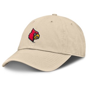 NCAA Louisville Cardinals Unstructured Khaki Tonal Cotton Hat - 1 of 4