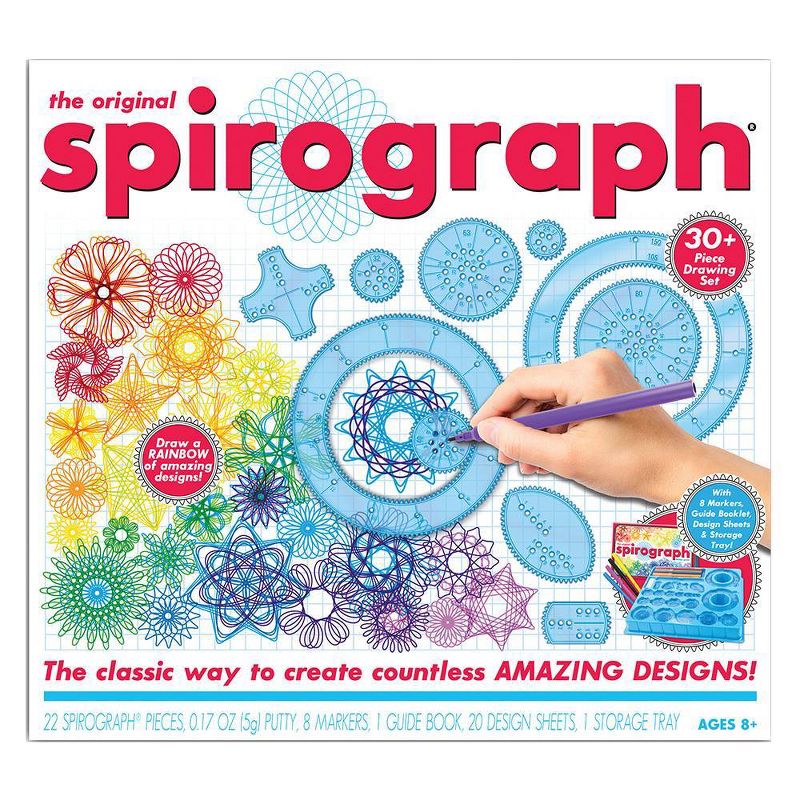 The Original Spirograph Drawing Set with Markers - Spirograph, 1 of 7