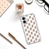 Centon iPhone 16 'Floral Rose' Printed Case Tough Edge - Clear: Apple TPU Abstract Design - 2 of 2
