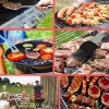 Racxily 9PCS BBQ Grill Accessories for Top Chef - Professional Grill Tools Set & Basic BBQ Tools for Backyard Restaurant Outdoor Kitchen - 3 of 4
