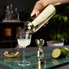 Viski Art Deco Gold Cocktail Shaker, 24 oz Etched Stainless Steel Shaker With Strainer & Gold Finish - 4 of 4