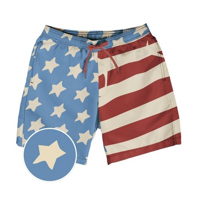 red white blue 50 50 flag