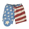 Tipsy Elves Mens 50/50 Flag Stretch Swim Trunk: Size XX Large - 2 of 2