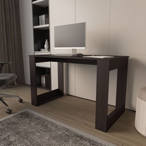 CAVINAS Home Office Desk Modern Writing Desk with Spacious Desktop Computer Desk with Wooden Frame for Office - 1 of 4