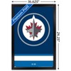 Trends International NHL Winnipeg Jets - Logo 21 Framed Wall Poster Prints - 3 of 4
