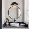 LNC Darren  Modern Vanity Lights,Matte Black and Polished Gold,Matte Black and Gold, Polished Gold and White,1 Light/2 Light/ 3 Light/4 Light - 2 of 4