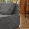 CAVINAS Chenille Bean Bag Chair,Lazy Chair with Waist Pillow and Ottoman,Cozy Lounge Chair for Living Room - 4 of 4