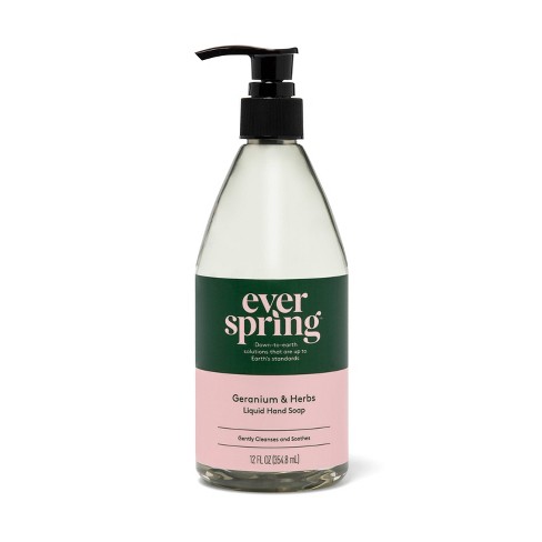 Geranium & Herbs Liquid Hand Soap - 12 fl oz - Everspring™ - image 1 of 3