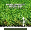 VEVOR Artifical Grass, 6 x 10 ft Rug Green Turf, 1.38"Fake Door Mat Outdoor Patio Lawn Decoration, Easy to Clean with Drainage Holes - 3 of 4