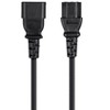 Monoprice 3-Prong Extension Cord - 15 Feet - Black | IEC 60320 C14 to IEC 60320 C13, 16AWG, 13A, 125V - 2 of 4