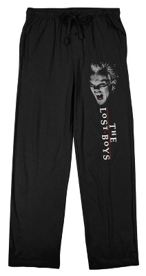 Lost Boys Angry David Men's Black Sleep Pajama Pants