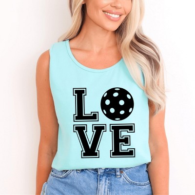 Simply Sage Market Pickleball Love Garment Dyed Tank