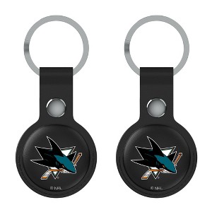 Keyscaper NHL Western Conference Teams Insignia Black Airtag Holder 2-Pack - 1 of 4