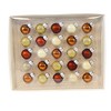 Craftoutlet.Com 0.5 Inch Mini Glass Ball Ornament Set Christmas Tree Ornament Sets - 2 of 3